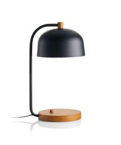 Lex Black Dome USB Desk Lamp